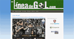 Desktop Screenshot of enlineadegol.com